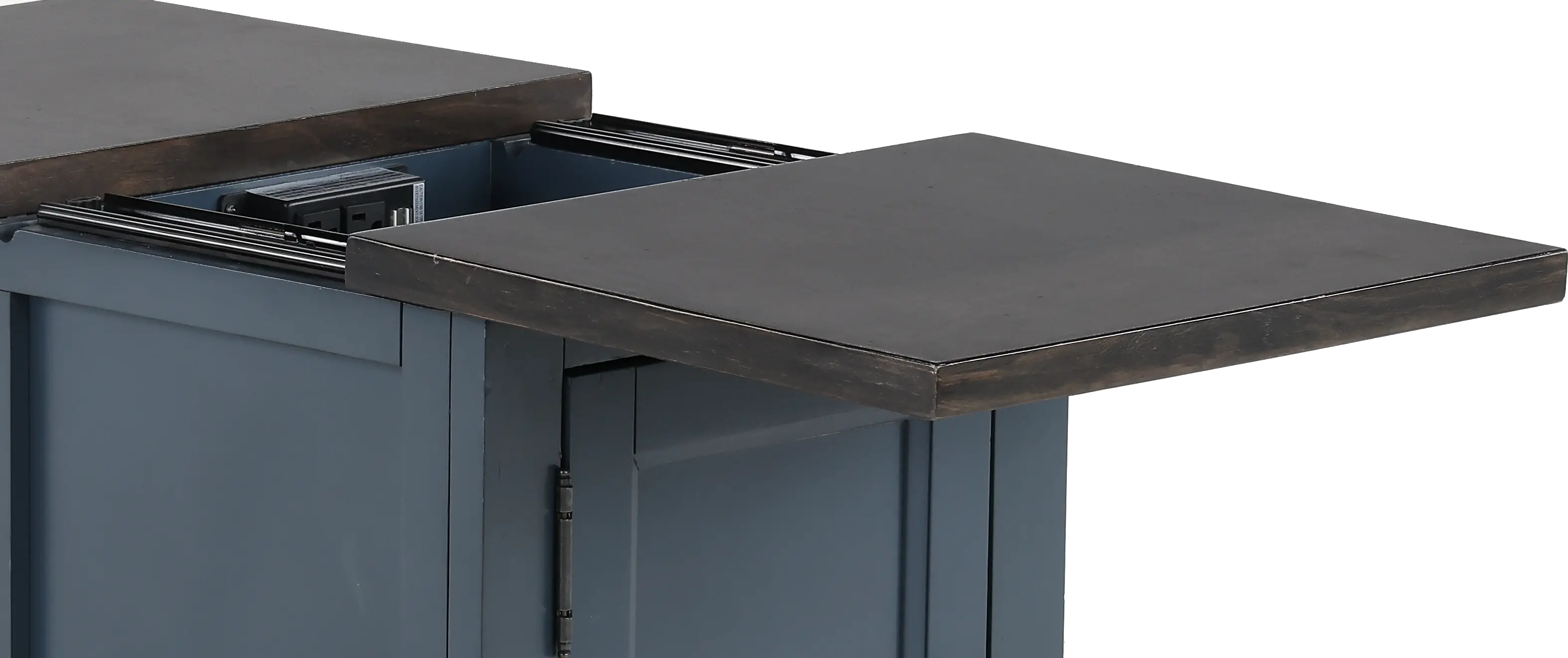 Amy Denim Blue Side Table-8