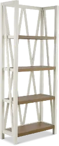 Amy White and Natural Bookcase