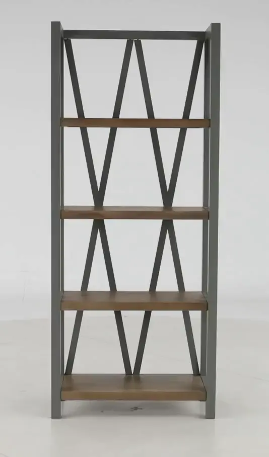 Amy Dove Gray Bookcase-5