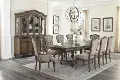 Traditional Brown 7 Piece Dining Set - Heath Park