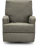 Kersey Pewter Brown Power Swivel Glider Recliner