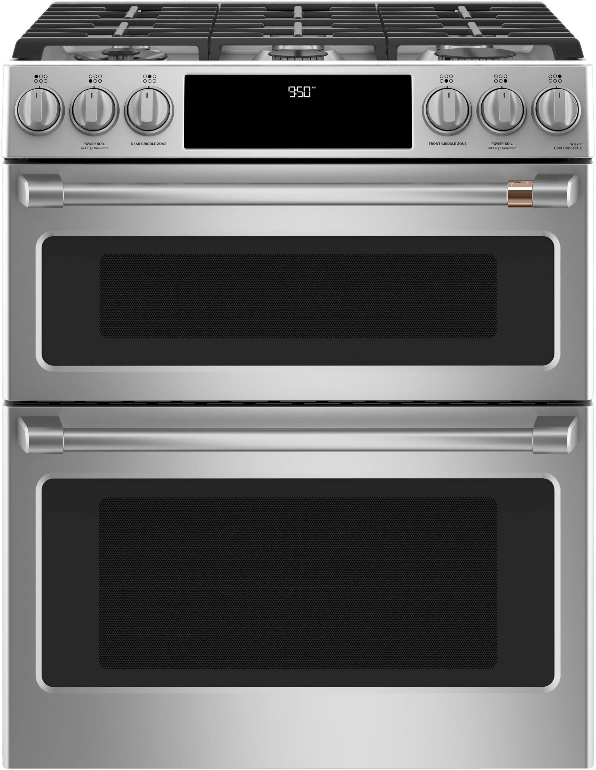 C2S950P2MS1 Cafe 7 cu ft Double Oven Dual Fuel Range - Stainless Steel-1