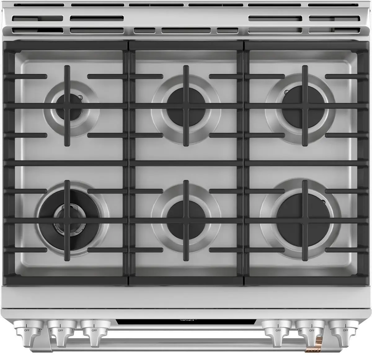 C2S950P2MS1 Cafe 7 cu ft Double Oven Dual Fuel Range - Stainless Steel-2