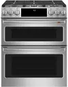 CGS750P2MS1 Cafe 6.7 cu ft Double Oven Gas Range - Stainless Steel