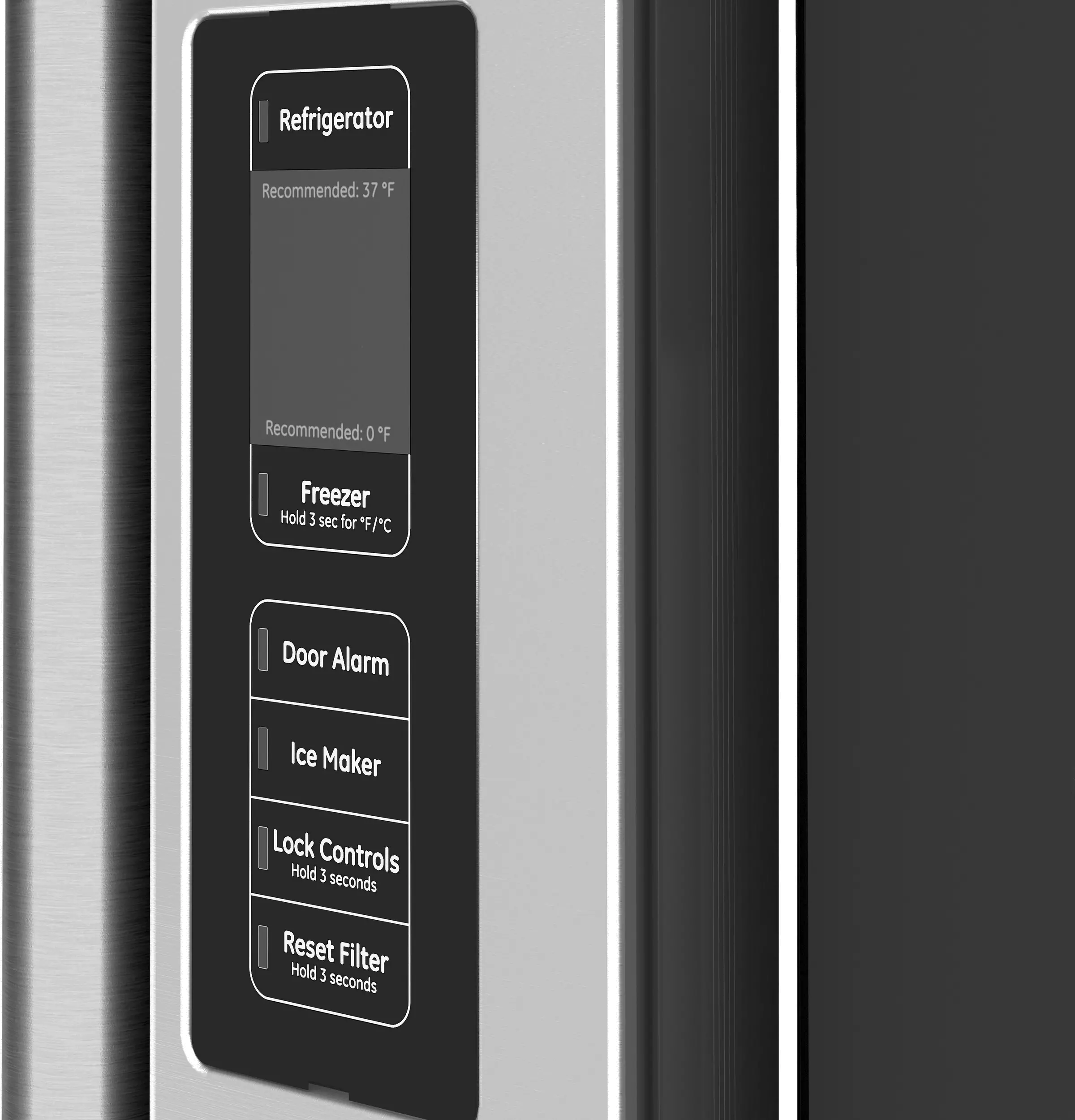 CWE23SP2MS1 Cafe 23.1 cu ft French Door Refrigerator - Counter Depth Stainless Steel-8