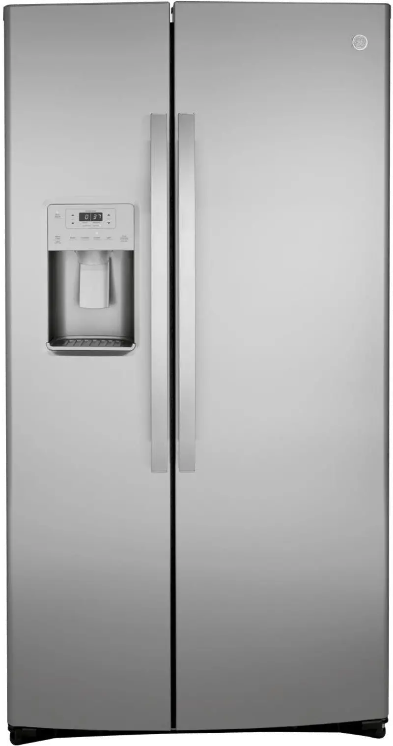 GE 25.1 cu ft Side by Side Refrigerator - Stainless Steel