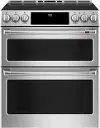 CHS950P2MS1 Cafe 6.7 cu ft Electric Induction Double Oven Range - Stainless Steel