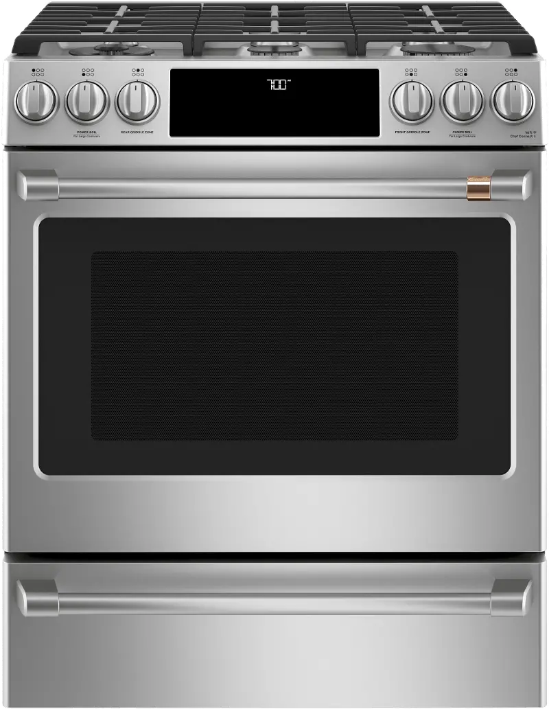 Cafe 5.6 cu ft Gas Range - Stainless Steel