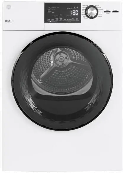 GFD14ESSNWW GE 24 inch Electric Dryer - White-1