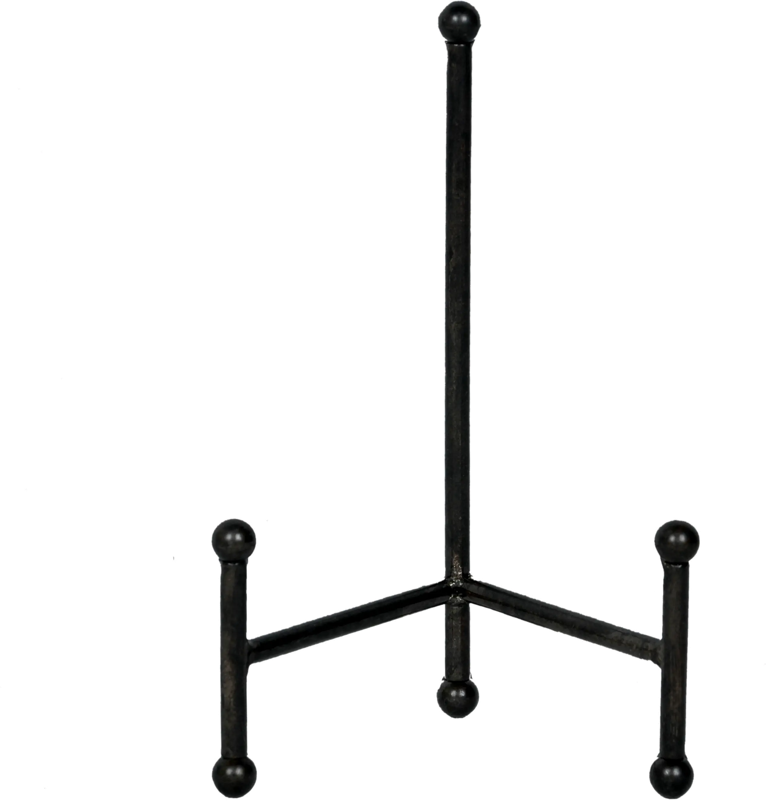 6 Inch Distressed Black Metal Tabletop Easel-1