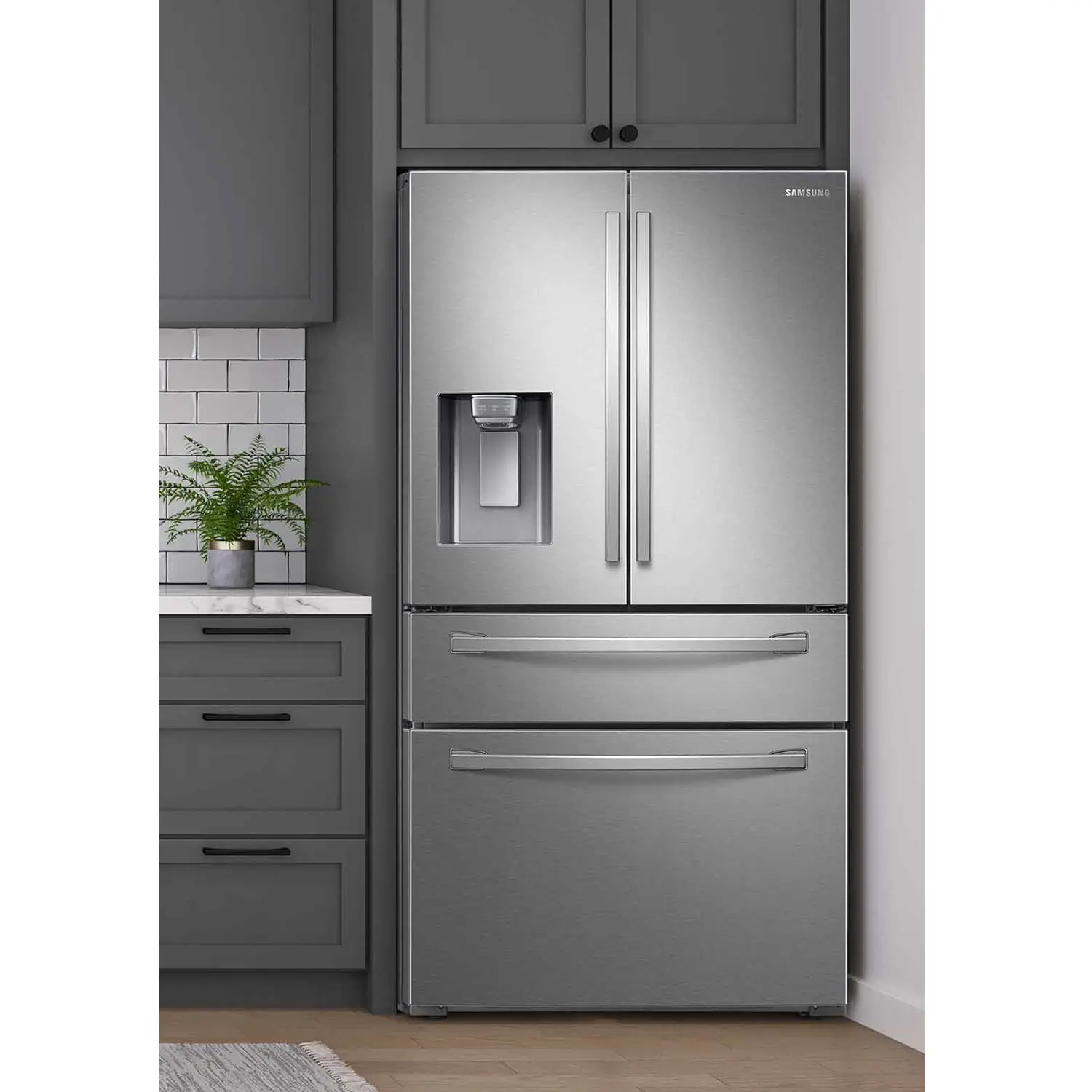 RF28R7201SR Samsung 28 cu ft French Door Refrigerator - Stainless Steel-3
