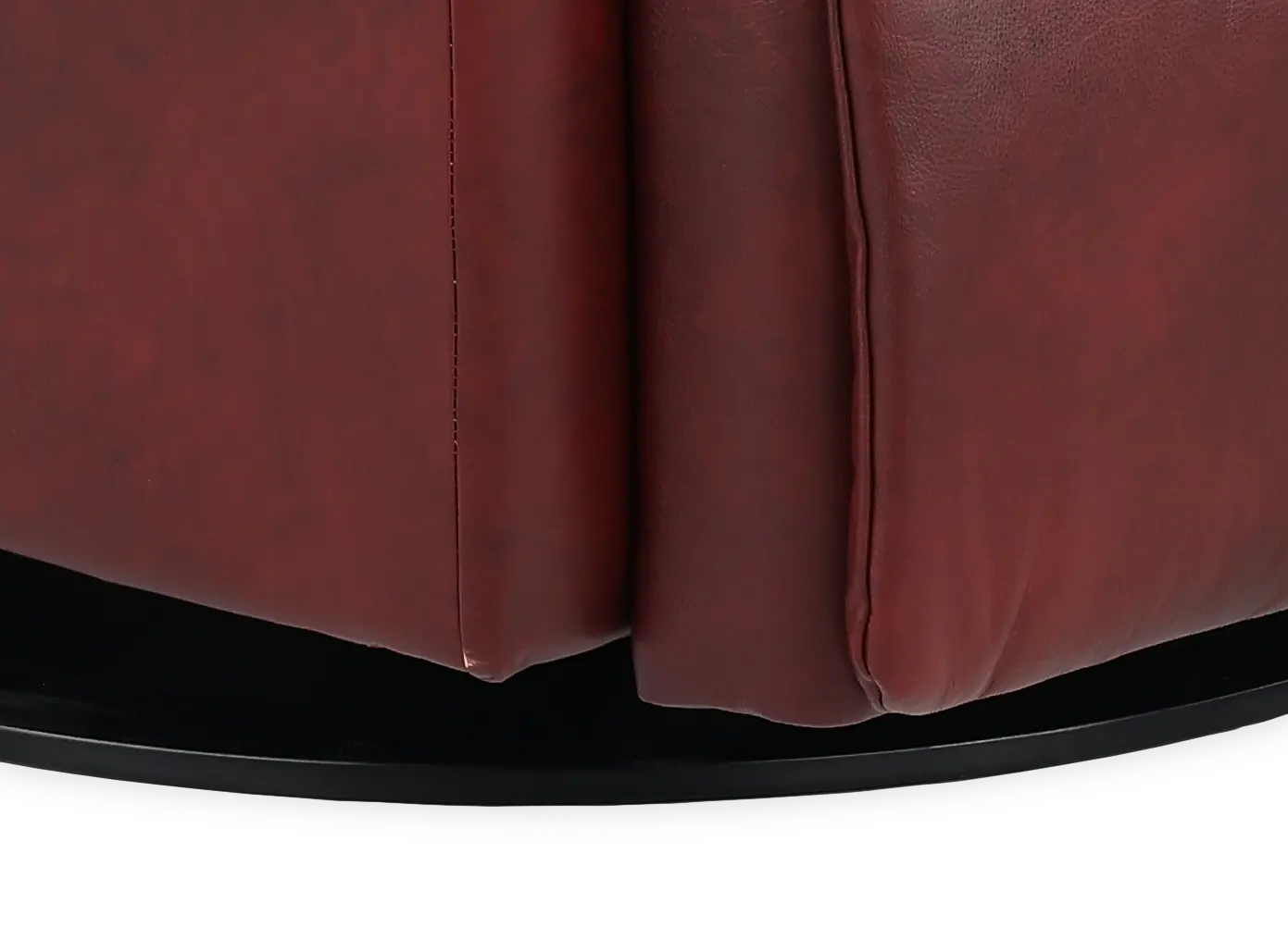 Boston Burgundy Leather Large Swivel Glider Power Recliner-8