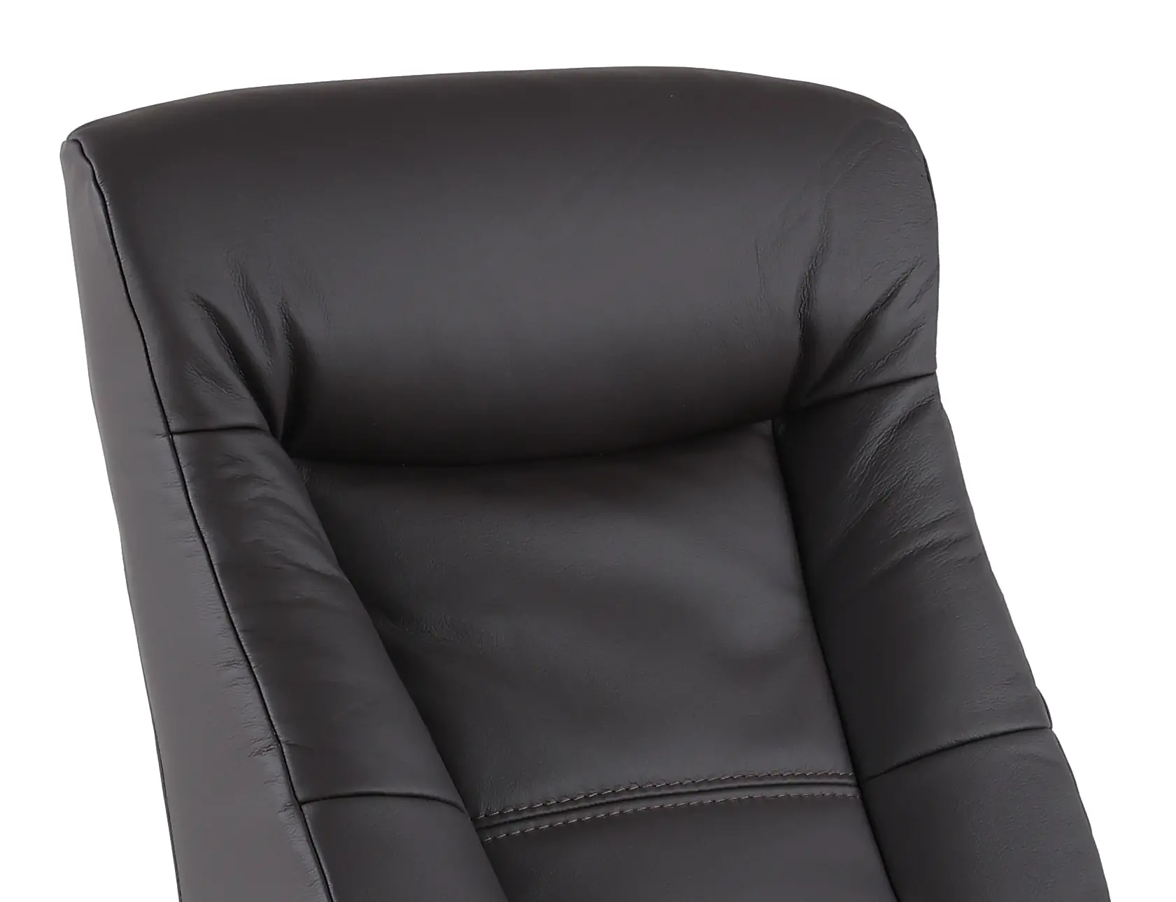 Grove Brown Standard Leather Swivel Glider Power Recliner with Adjustable Headrest-7