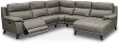 Venice Gray 5 Piece Power Reclining Sectional