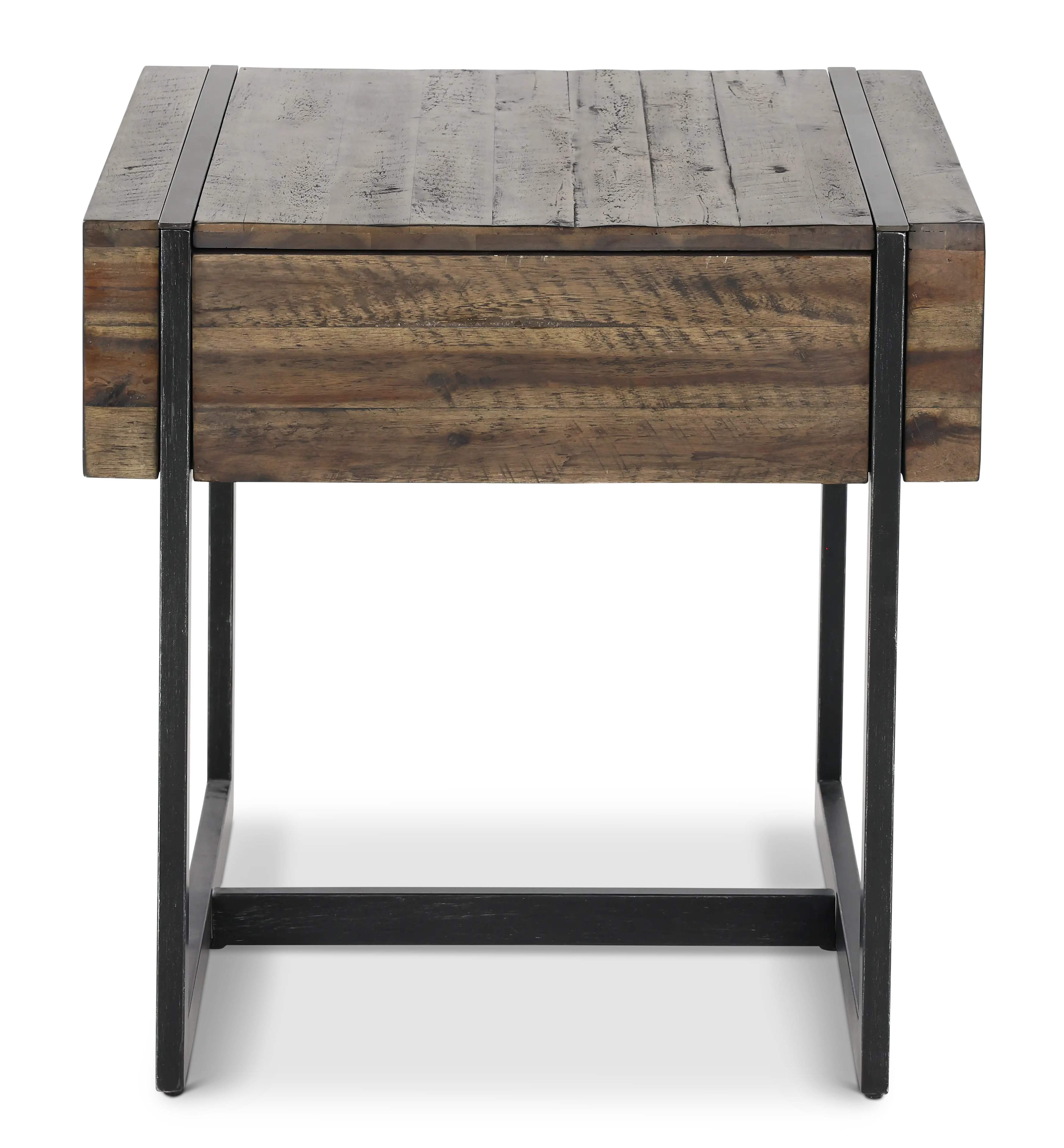 Modern Timber Brown End Table-1