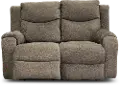 Marvel Mink Brown Power Reclining Loveseat