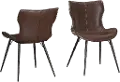 Brown Mitt Style Dining Room Chair - Maxwell