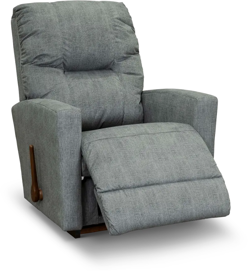 Casey Lake Blue Rocker Recliner