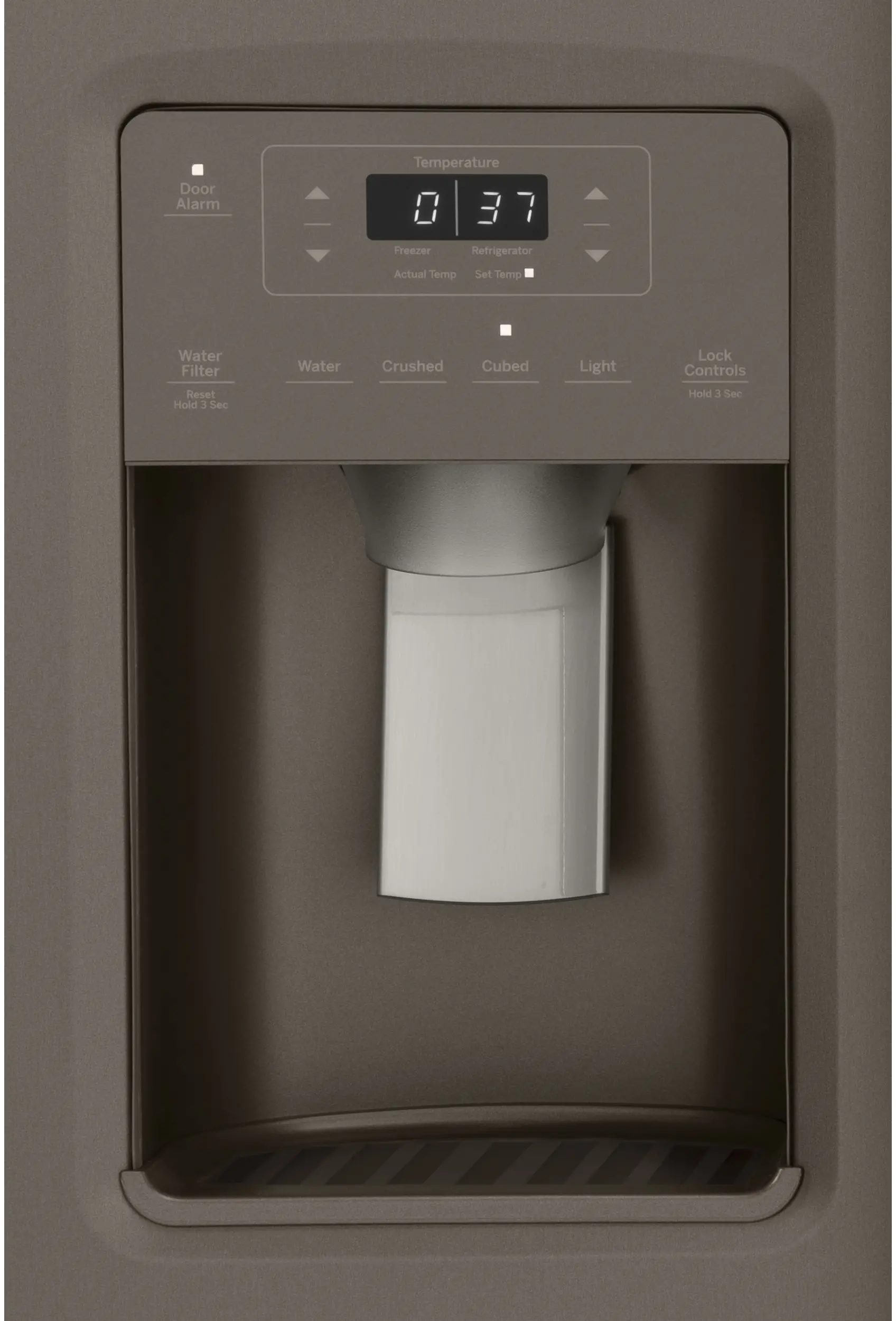 GZS22IMNES GE 21.8 cu ft Side by Side Refrigerator - Counter Depth Slate-4