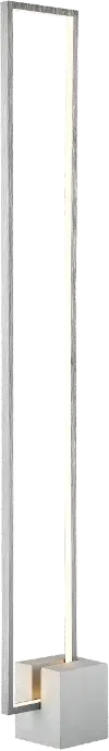 Modern Aluminum and Cement LED Floor Lamp - Fantica