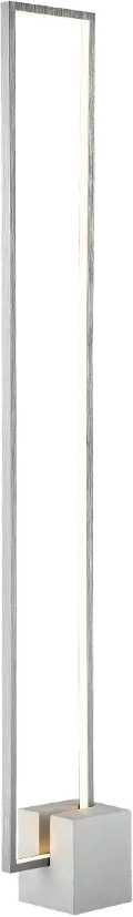Modern Aluminum and Cement LED Floor Lamp - Fantica