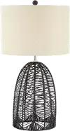 Black Rope Cage Table Lamp - Aria