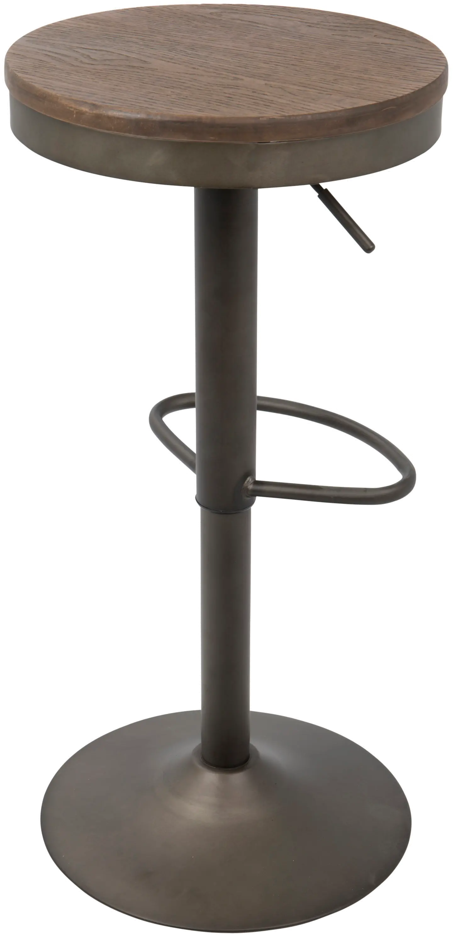 BS-DAK AN+BN2 Dakota Espresso Round Adjustable Bar Stool, Set of 2-4