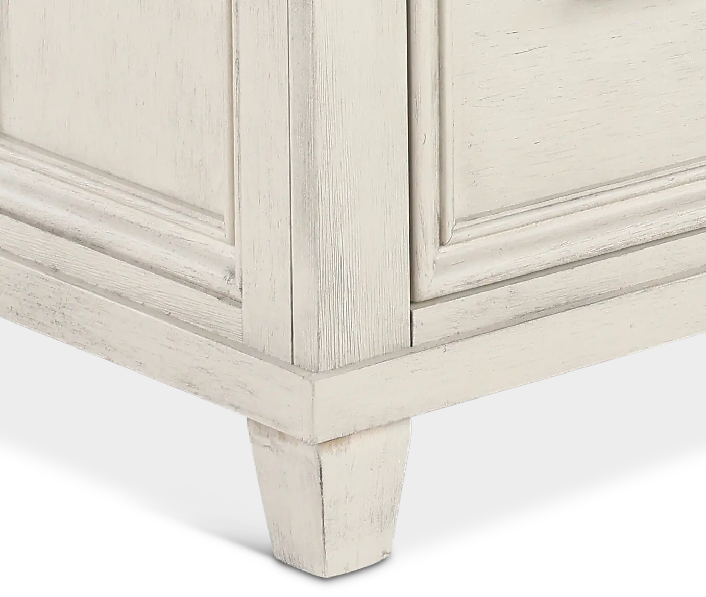 Caraway Antique White Executive Desk-6