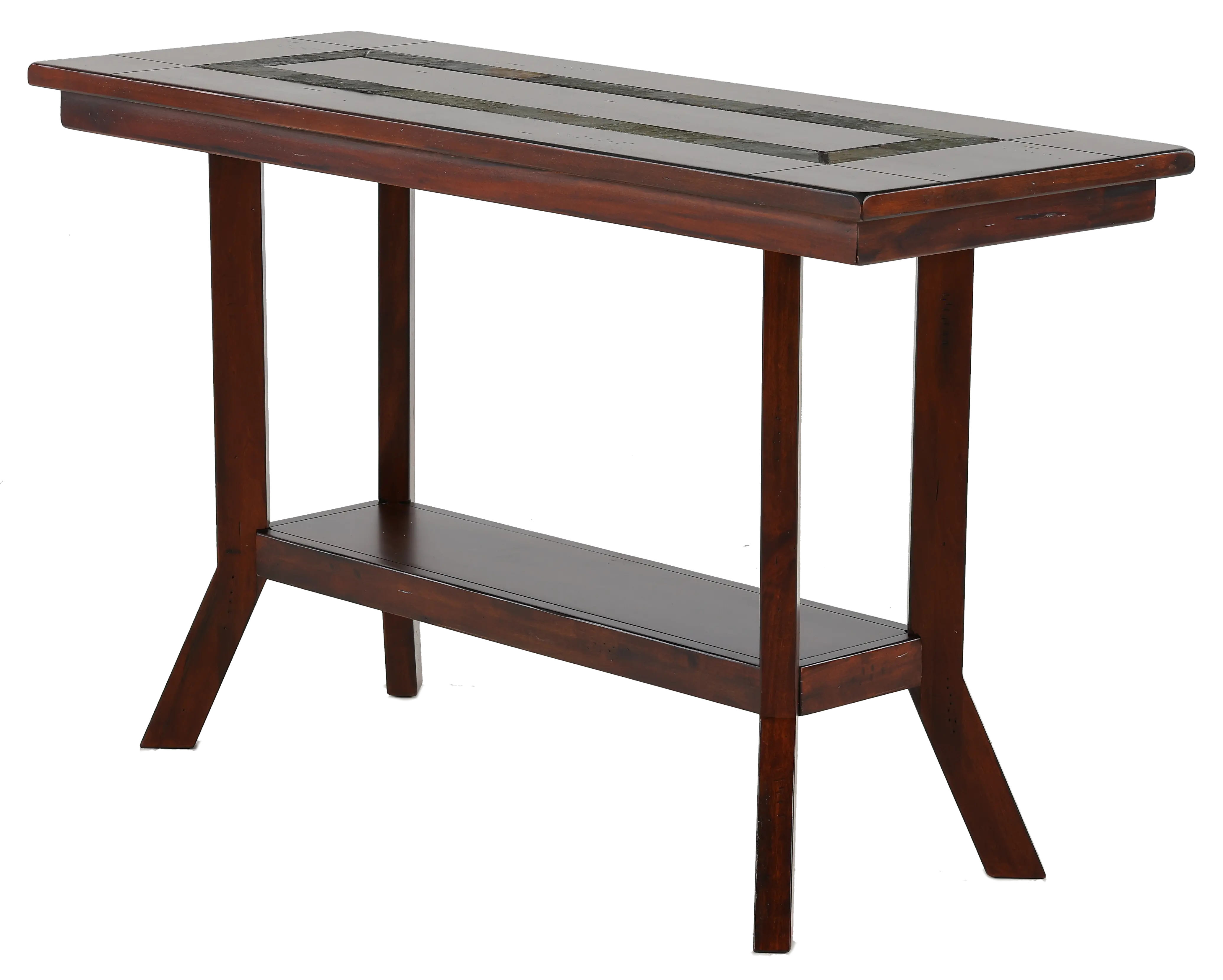 Santa Fe Brown Sofa Table-7