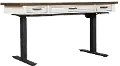 Caraway Antique White Standing Desk
