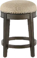 Sun Smokey Gray Swivel Stool