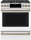 CGS700P4MW2 Cafe 30  Slide-In Gas Smart Range with Convection - Matte White