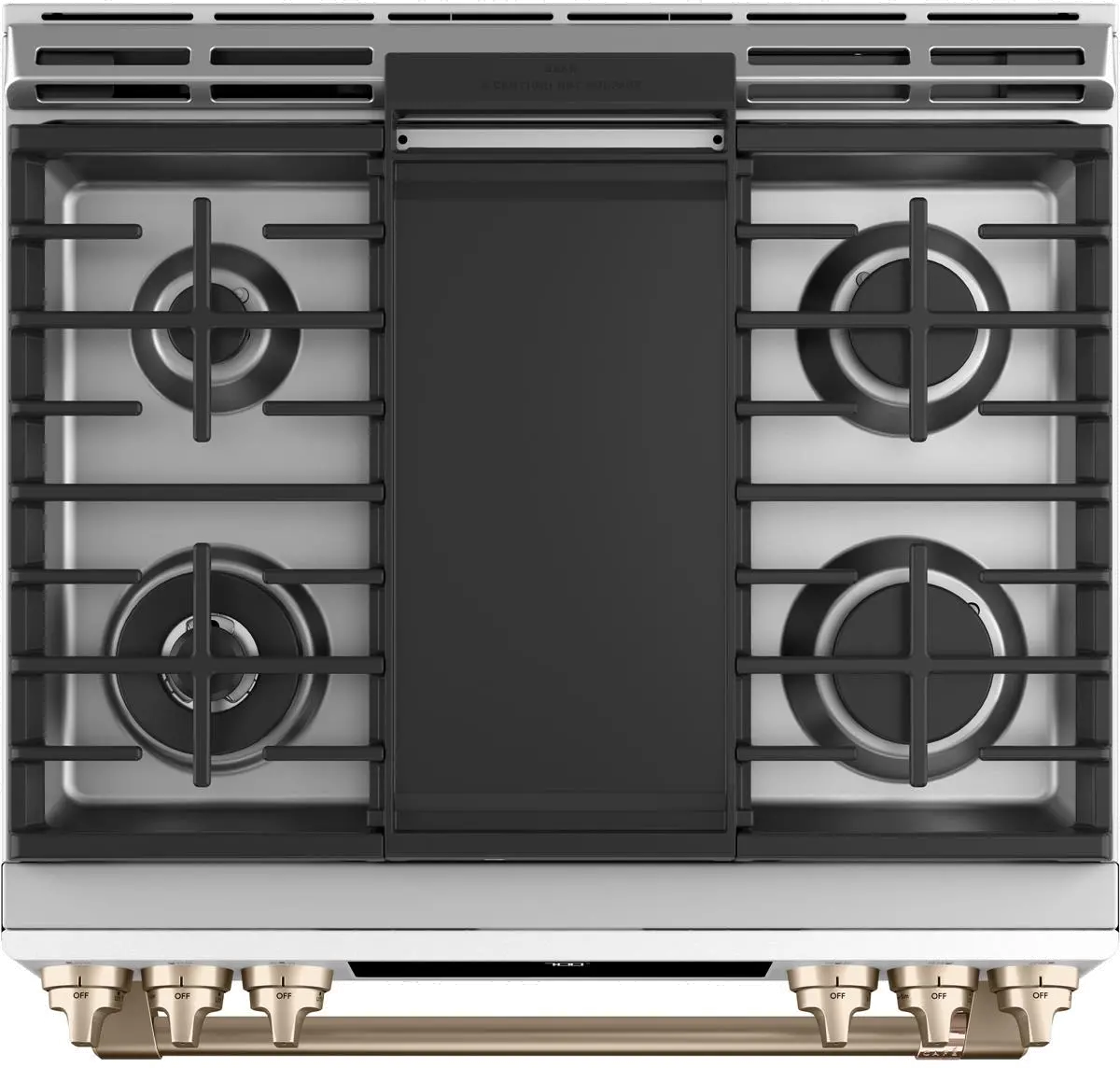 CGS700P4MW2 Cafe 30 Slide-In Gas Smart Range with Convection - Matte White-5