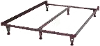 Brown Steel Universal Standard Bed Frame - All Sizes
