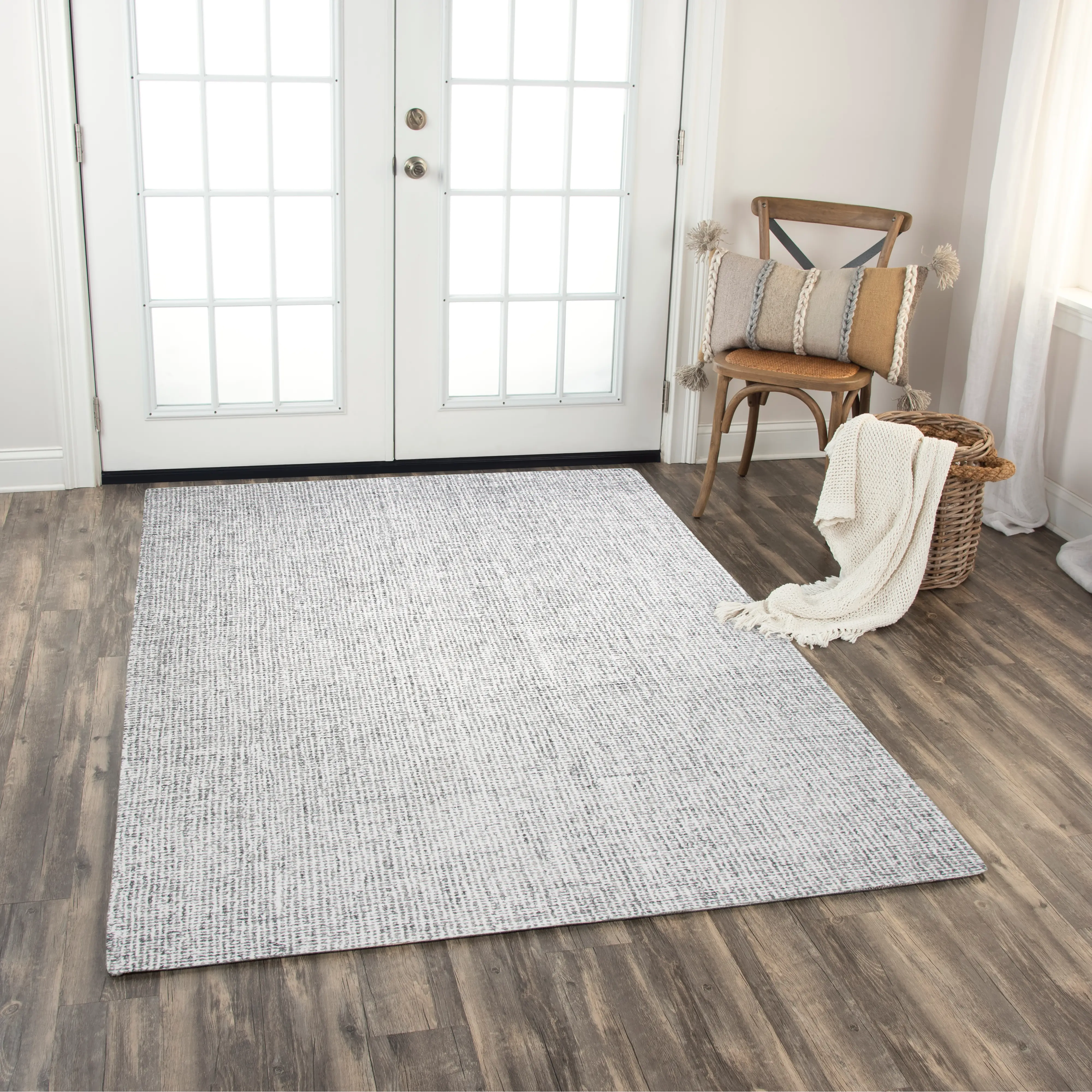 Brindleton 5 x 8 Transitional Gray Area Rug-2