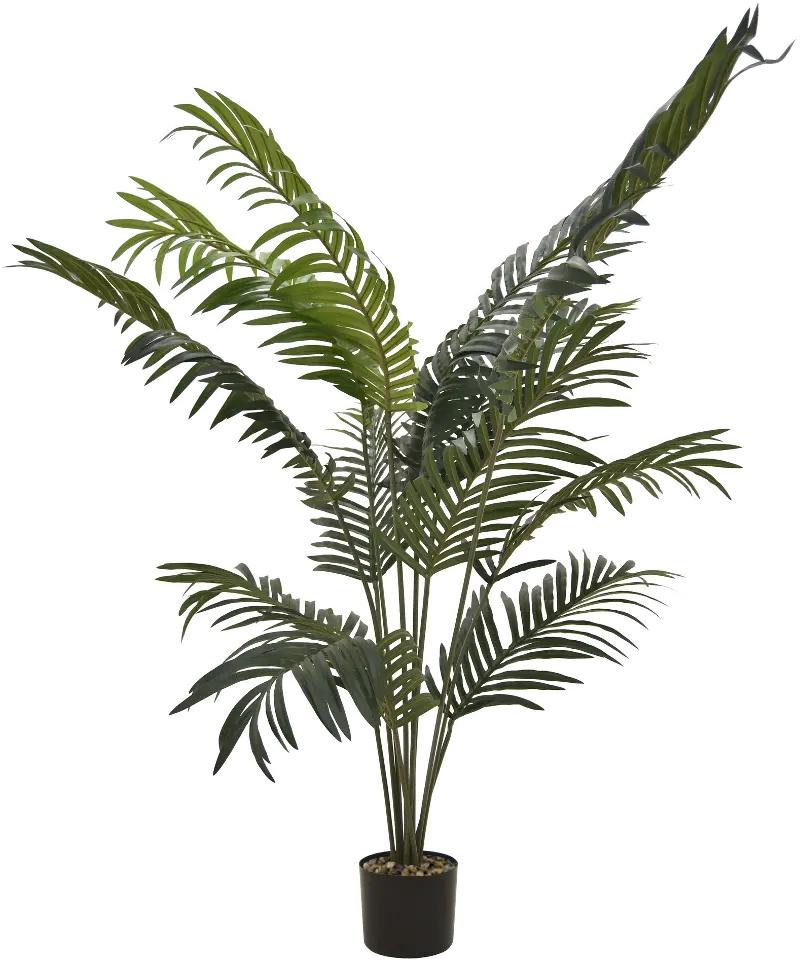 50 Inch Green Faux Palm Tree Arrangement in Pot