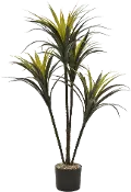 42 Inch Tall Faux Yucca Tree Arrangement in Pot