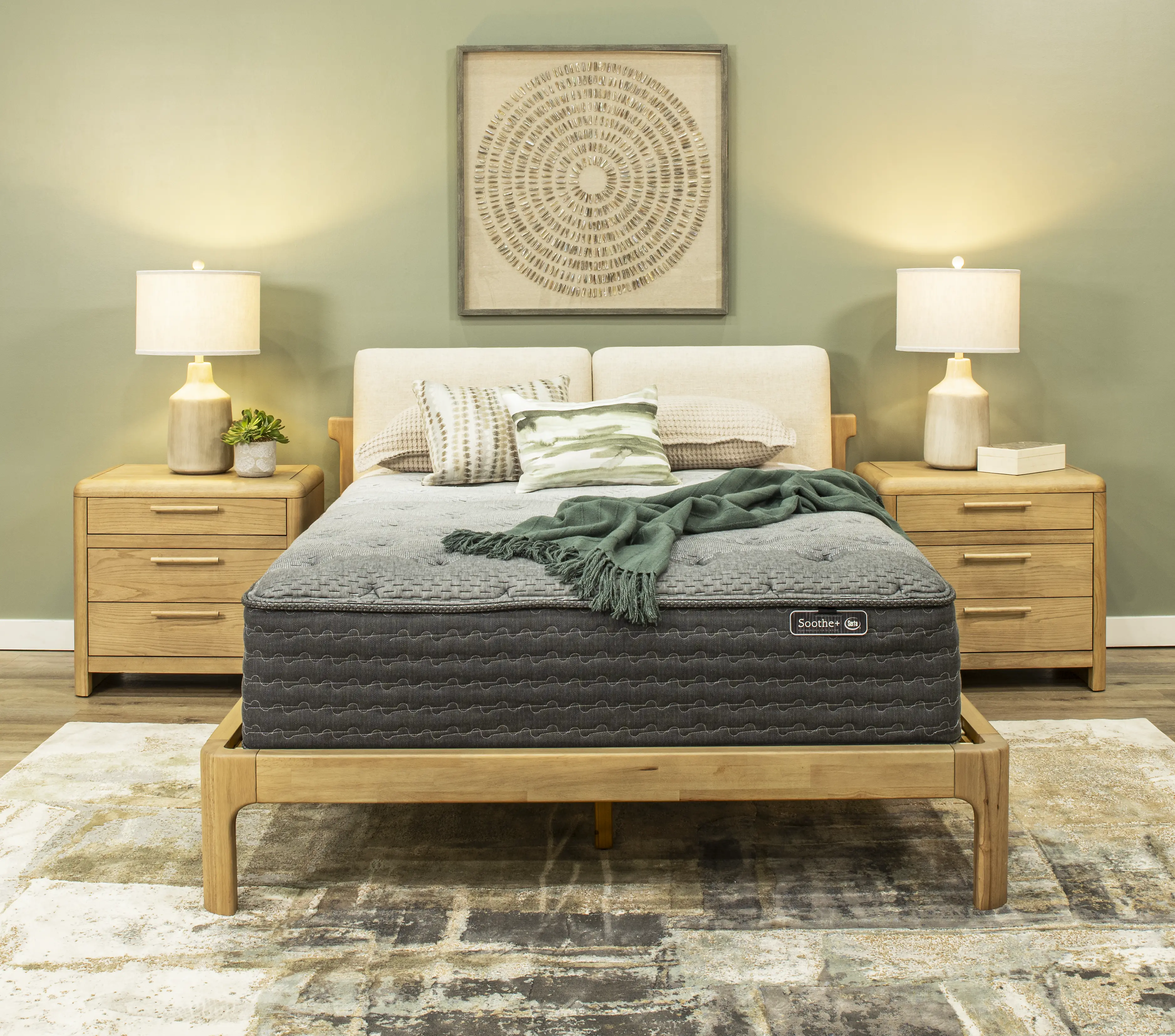 TXL-2PC-SOOTHE+PL Serta Soothe+ Plush Split King Mattress-2