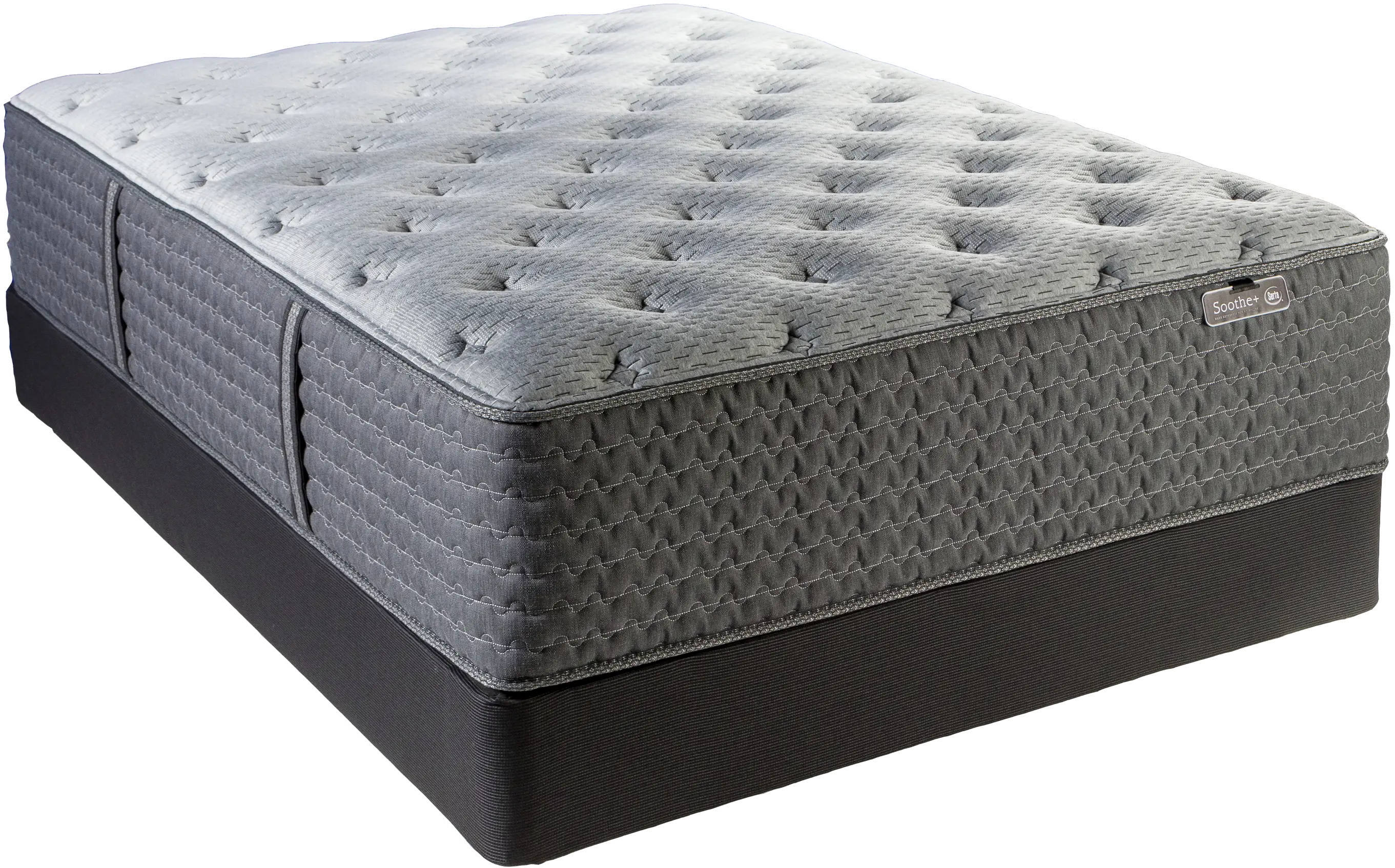 TXL-2PC-SOOTHE+PL Serta Soothe+ Plush Split King Mattress-4