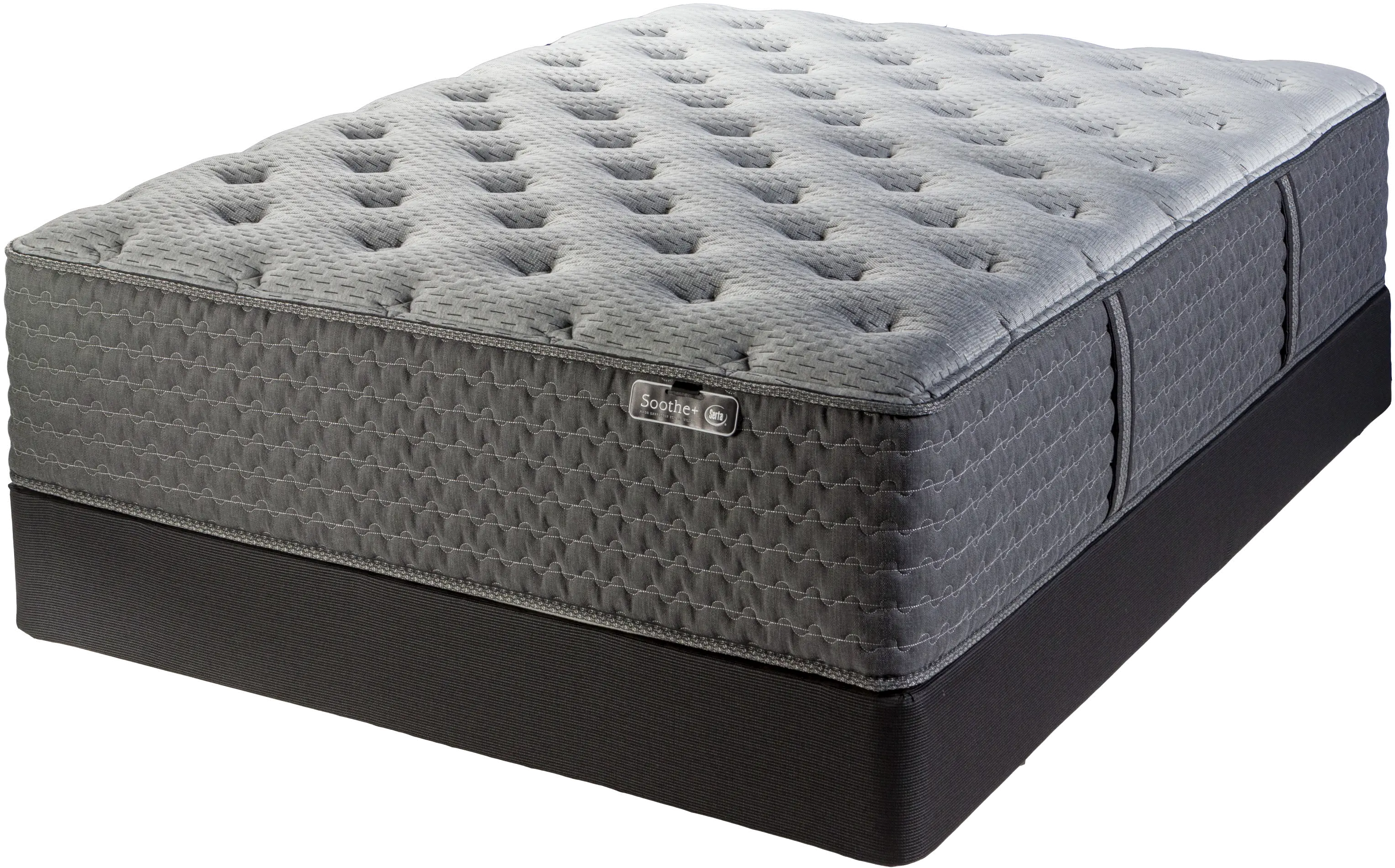 TXL-2PC-SOOTHE+PL Serta Soothe+ Plush Split King Mattress-5