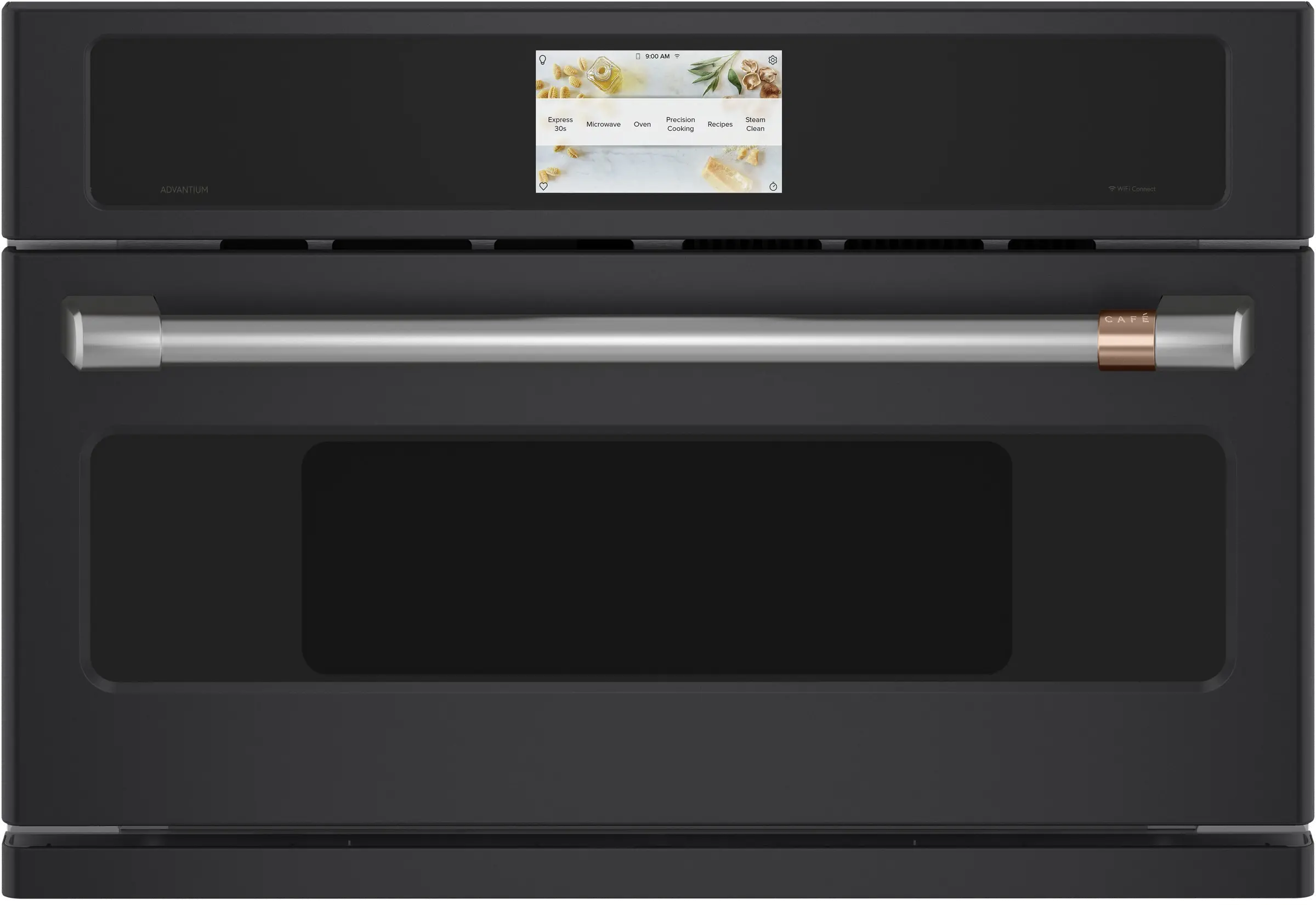 CSB913P3ND1 Cafe 1.7 cu ft 5 in 1 Single Wall Oven with 120V Advantium - Black 30 Inch-1