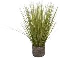24 Faux Grass Arrangement in Flower Pot