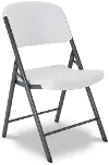 2802/FOLDINGCHAIR Lifetime Classic Folding Chair - Granite White