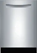 SHPM78Z55N Bosch 800 Series Top Control Dishwasher - Stainless Steel