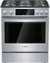 HGI8056UC Bosch 800 Series 4.8 cu ft Gas Range - Stainless Steel