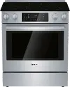 HEI8056U Bosch 4.6 cu. ft. Electric Convection Slide In Range - 30 Inch Stainless Steel