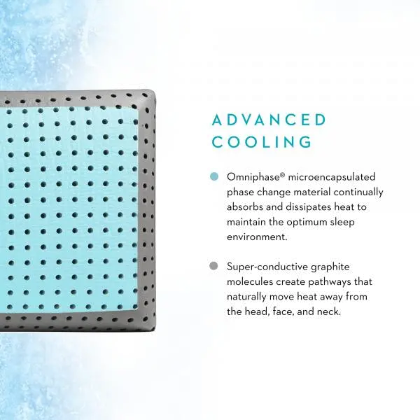 Malouf CarbonCool® + OmniPhase® LT King Pillow-4