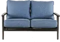 Adeline Blue Patio Loveseat