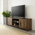 W70BDSDRO Cameron Rustic Oak 70 Inch Farmhouse TV Stand - Walker Edison