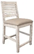 Stone White 24 Upholstered Counter Height Stool